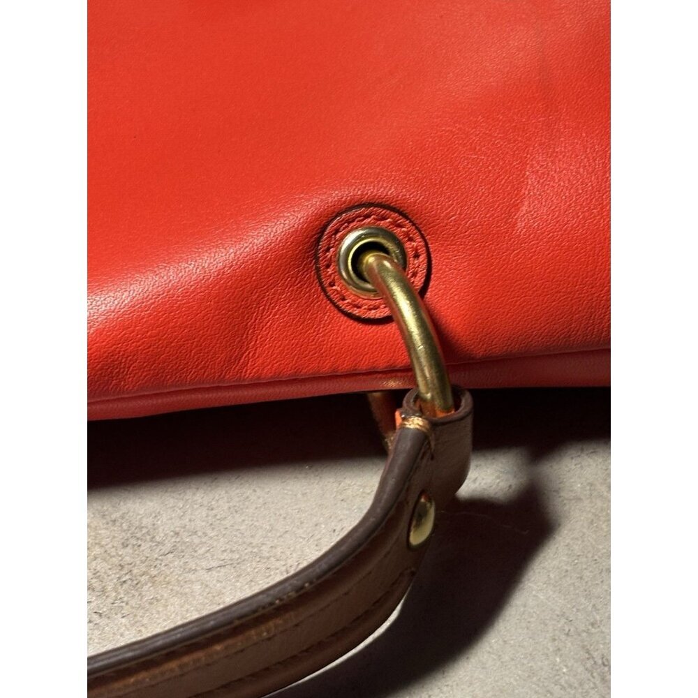 Coach Poppy Large Dylan Satchel‎ Purse Handbag Shoulder Crossbody Leather - Picture 14 of 16